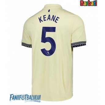 Everton Michael Keane #5 Tricou Fotbal Replică 2025-26 Barbati Deplasare